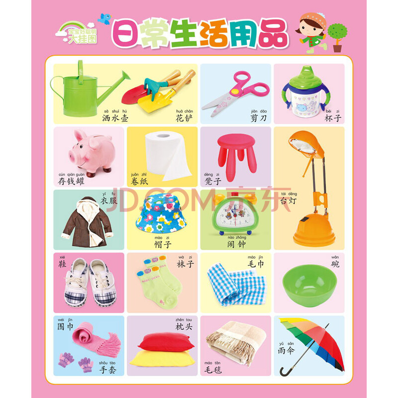 《寶寶好聰明大掛圖 日常生活用品》——開啟幼兒認(rèn)知世界的第一扇窗